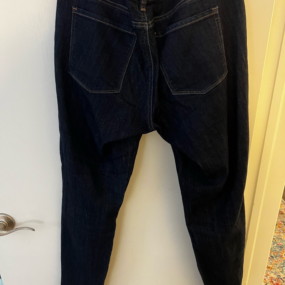 White House Black Market Dark Indigo Skinny Jeans - Picture 4 of 4